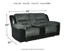 Load image into Gallery viewer, Earhart Reclining Sofa and Loveseat with Recliner Package