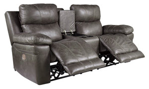 Erlangen Power Reclining Loveseat with Console