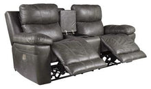 Load image into Gallery viewer, Erlangen Power Reclining Loveseat with Console