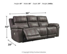 Load image into Gallery viewer, Erlangen Power Reclining Sofa and Loveseat with Recliner Package