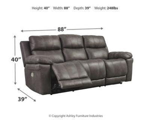 Erlangen Power Reclining Sofa and Loveseat with Recliner Package