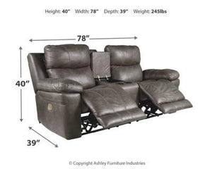 Erlangen Power Reclining Sofa and Loveseat with Recliner Package