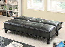 Load image into Gallery viewer, Contemporary Black Sofa Bed