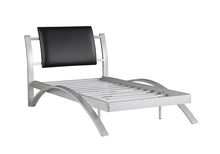 Load image into Gallery viewer, LeClair Contemporary Black and Silver Youth Twin Bed