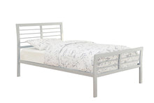 Load image into Gallery viewer, Cooper Contemporary Silver Metal Full Bed