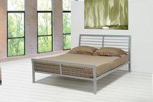 Load image into Gallery viewer, Cooper Contemporary Silver Metal Full Bed