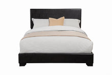 Load image into Gallery viewer, Conner Casual Black Upholstered Full Bed