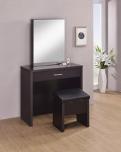 Load image into Gallery viewer, Cappuccino Vanity and Storage Bench