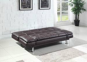 Dilleston Contemporary Brown Sofa Bed