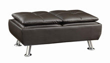 Load image into Gallery viewer, Dilleston Contemporary Brown Ottoman