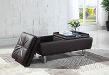 Load image into Gallery viewer, Dilleston Contemporary Brown Ottoman