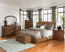 Load image into Gallery viewer, Laughton Rustic Brown  Eastern King Bed