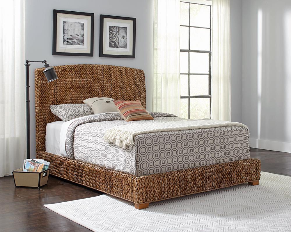 Laughton Rustic Brown  Queen Bed