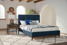 Load image into Gallery viewer, Charity Blue Upholstered Full Bed