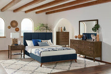 Load image into Gallery viewer, Charity Blue Upholstered Full Bed