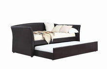 Load image into Gallery viewer, Transitional Dark Brown Upholstered Daybed