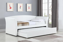 Load image into Gallery viewer, Transitional White Upholstered Daybed