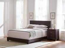 Load image into Gallery viewer, Dorian Brown Faux Leather Upholstered Full Bed