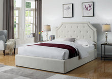 Load image into Gallery viewer, Hermosa Beige Upholstered Full Bed With Hydraulic Lift Storage