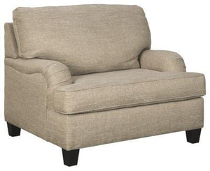 Almanza Sofa and Loveseat with Oversized Chair and Ottoman Package
