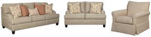 Almanza Sofa and Loveseat with Accent Chair Package