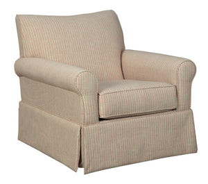 Almanza Swivel Glider Accent Chair