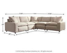 Load image into Gallery viewer, Savesto 5-Piece Sectional with Ottoman Package