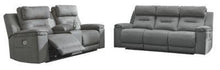 Load image into Gallery viewer, Trampton Power Reclining Sofa and Loveseat Package