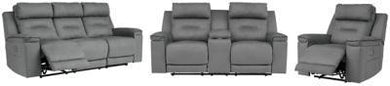 Trampton Power Reclining Sofa and Loveseat with Recliner Package