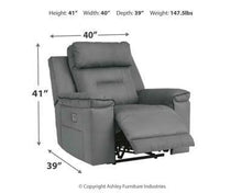 Load image into Gallery viewer, Trampton Power Reclining Sofa and Loveseat with Recliner Package