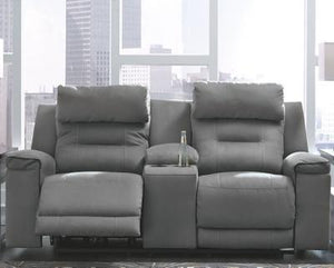 Trampton Power Reclining Sofa and Loveseat Package