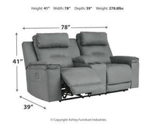 Load image into Gallery viewer, Trampton Power Reclining Sofa and Loveseat with Recliner Package