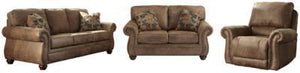 Larkinhurst Sofa and Loveseat with Recliner Package