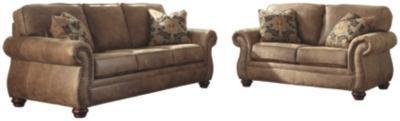 Larkinhurst Sofa and Loveseat Package