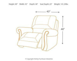 Larkinhurst Sofa and Loveseat with Recliner Package