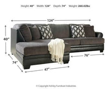 Load image into Gallery viewer, Kumasi 2-Piece Sectional with Ottoman Package