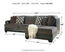 Load image into Gallery viewer, Kumasi 2-Piece Sectional with Ottoman Package