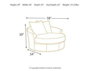 Kumasi 2-Piece Sectional with Oversized Chair Package