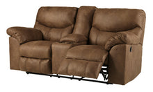 Load image into Gallery viewer, Boxberg Reclining Loveseat with Console