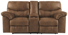 Load image into Gallery viewer, Boxberg Reclining Loveseat with Console