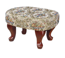 Load image into Gallery viewer, Traditional Floral Foot Stool