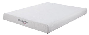 Keegan White 8-Inch Queen Memory Foam Mattress