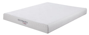 Keegan White 8-Inch Twin Memory Foam Mattress