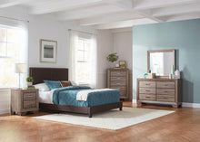 Load image into Gallery viewer, Boyd Upholstered Brown King Bed