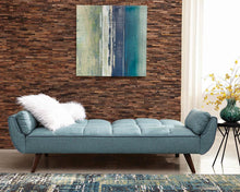 Load image into Gallery viewer, Skylar Transitional Blue Sofa Bed