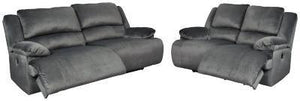 Clonmel Power Reclining Sofa and Loveseat Package