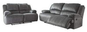 Clonmel Reclining Sofa and Loveseat Package