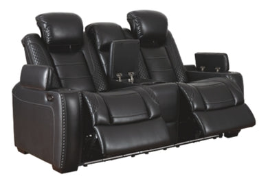 Party Time Power Reclining Loveseat with Console