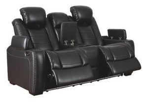 Party Time Power Reclining Sofa and Loveseat with Recliner Package