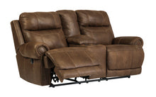 Load image into Gallery viewer, Austere Reclining Loveseat with Console